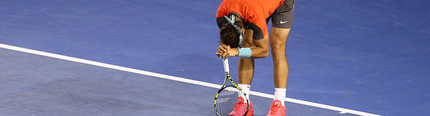 Rafael Nadal, Australian Open, 2014, Melbourne. GETTY IMAGES