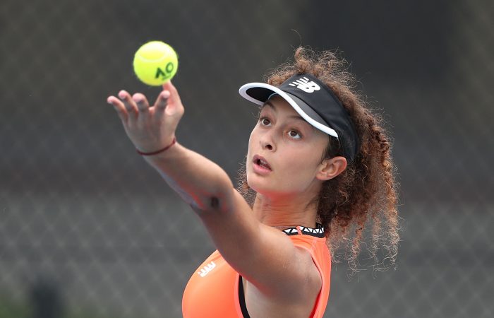 Tahlia Kokkinis will represent Australia at the Junior Billie Jean King Cup Finals in Kazakhstan this week. Picture: Tennis Australia Tahlia Kokkinis will represent Australia at the Junior Billie Jean King Cup Finals in Kazakhstan this week. Picture: Tennis Australia