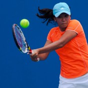 Optus 16s top seed Lyann Hoang played exceptionally well, reaching the quarterfinals before facing a challenging match against a resistant, unseeded Maddison Inglis.