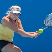 Abbie Myers did her tennis family proud, clinching the Optus 18s Championship in straight sets 6-4 6-3.