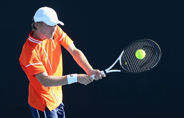 Hayden Jones in action at Australian Open 2024. Picture: Tennis Australia Hayden Jones in action at Australian Open 2024. Picture: Tennis Australia