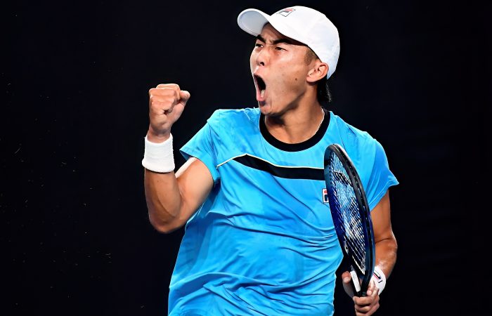Rinky Hijikata at Australian Open 2024. Picture: Tennis Australia Rinky Hijikata at Australian Open 2024. Picture: Tennis Australia