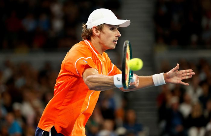 Alex de Minaur in action at Australian Open 2024. Picture: Tennis Australia Alex de Minaur in action at Australian Open 2024. Picture: Tennis Australia