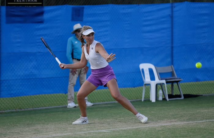 Maddison Inglis in action at the Australian Pro Tour event in Mildura. Picture: Tennis Australia Maddison Inglis in action at the Australian Pro Tour event in Mildura. Picture: Tennis Australia