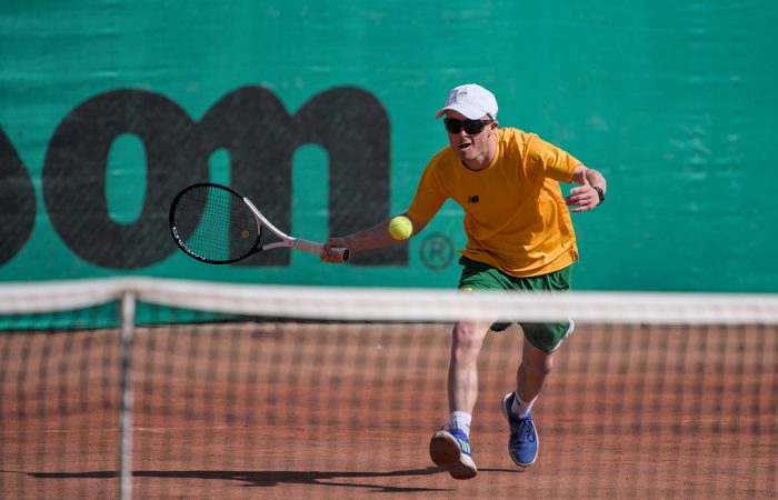 Timothy Gould in action at the 2024 Virtus World Tennis Championships in France. Picture: Geopffroy Wahlen/FFSA Timothy Gould in action at the 2024 Virtus World Tennis Championships in France. Picture: Geopffroy Wahlen/FFSA