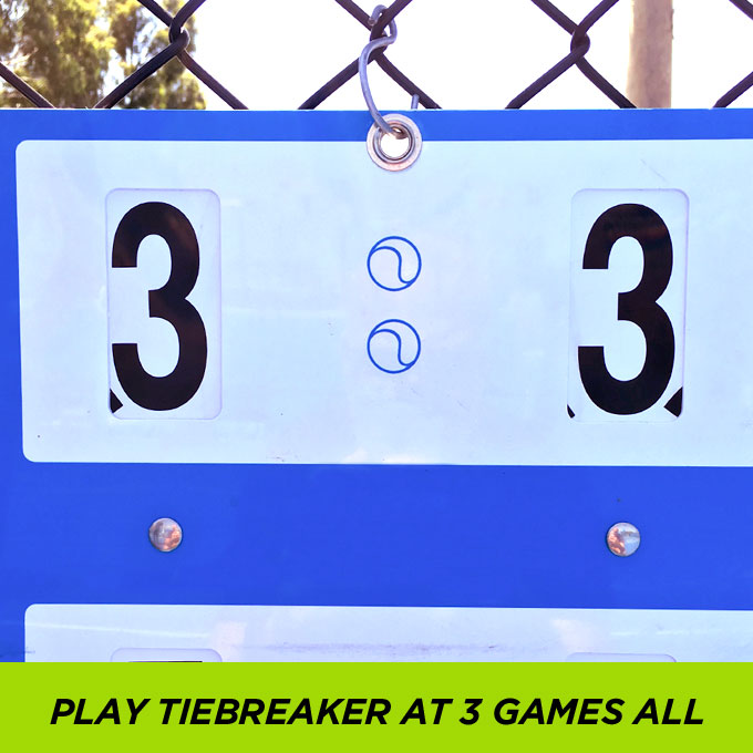 Play Tiebreaker At 3 Games All