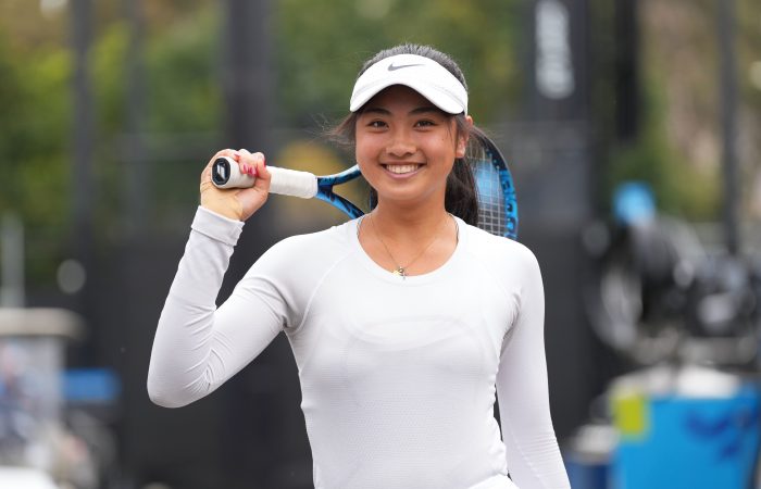 Elim Yan at the December Showdown. Picture: Tennis Australia