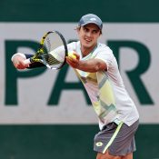 Adam Walton in action at Roland Garros 2025; Mark Peterson, Getty Images 