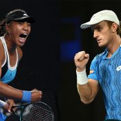 Destanee Aiava (L) and Tristan Schoolkate have been awarded main-draw wildcards for Roland Garros. [Photos: Tennis Australia / Getty Images]