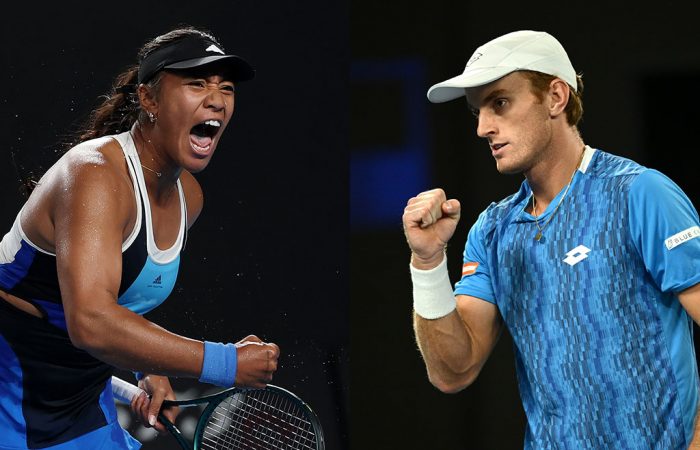 Destanee Aiava (L) and Tristan Schoolkate have been awarded main-draw wildcards for Roland Garros. [Photos: Tennis Australia / Getty Images]
