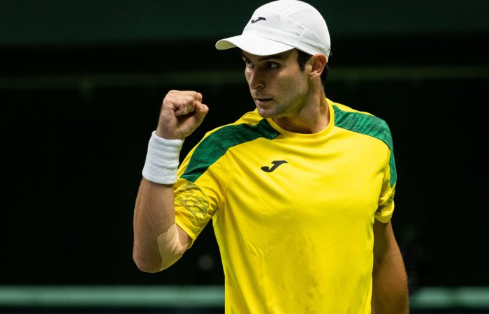 Aleksandar Vukic makes a successful Davis Cup debut.