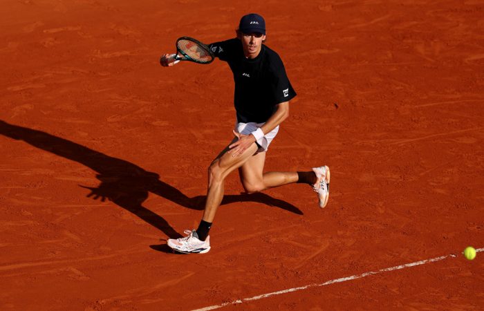 Alex de Minaur in action at the Monte Carlo Masters; Getty Images 
