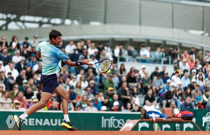Alexei Popyrin during the French Open 2025 at Roland Garros (TENNIS AUSTRALIA/ MARK PETERSON)