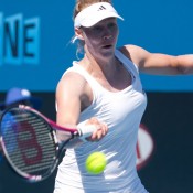 Alicia Molik in her first round group match. Jason Retchford.