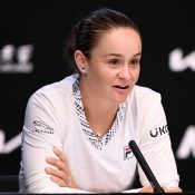 World No.1 Ash Barty at Melbourne Park ahead of AO 2022. 