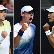 Aleksandar Vukic, Alex de Minaur and Destanee Aiava were among the strongest Australian performers at AO 2025. [Getty Images]