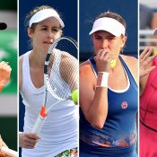 (L-R) Storm Sanders, Jess Moore, Ellen Perez and Monique Adamczak (Getty Images)