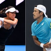 Lizette Cabrera (L) and Jason Kubler have thrived on the Australian Pro Tour in early 2025.
