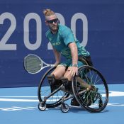 Ben Weekes at the Paralympic Games in Tokyo.