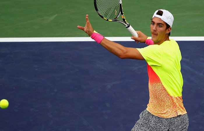 Thanasi Kokkinakis in action at Indian Wells 2015; Getty Images Thanasi Kokkinakis in action at Indian Wells 2015; Getty Images