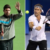 Mark Philippoussis (L) and Pat Cash; Getty Images