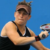 Daniela Di Toro in action during the 2011 Australian Open. Getty Images