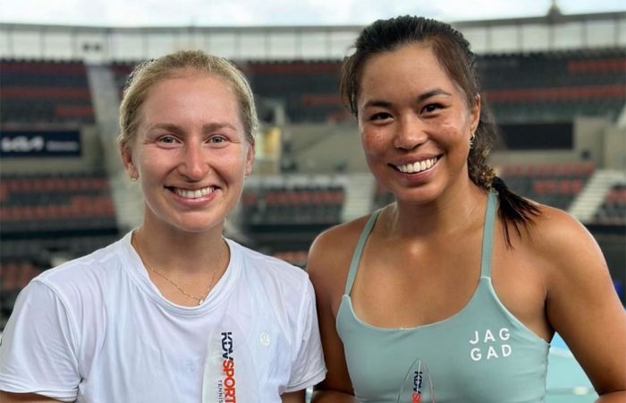 Daria Saville and Lizette Cabrera (Tennis Queensland)