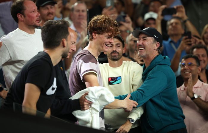Darren Cahill with Jannik Sinner Darren Cahill with Jannik Sinner (Tennis Australia)