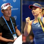 David Taylor (L) will coach Daria Gavrilova, beginning in the European clay-court season (Getty Images)