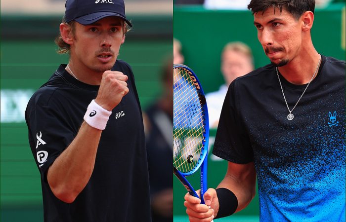 De-Minaur-Popyrin Alex de Minaur and Alexei Popyrin; Getty Images