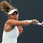 Destanee Aiava in action during Australian Open 2020 qualifying. (Getty Images)