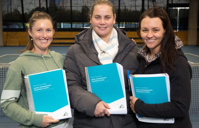 Coaching course at the National Tennis Centre