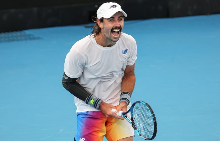 Jordan Thompson at the Sydney Tennis Classic. Picture: Getty Images Jordan Thompson at the Sydney Tennis Classic. Picture: Getty Images