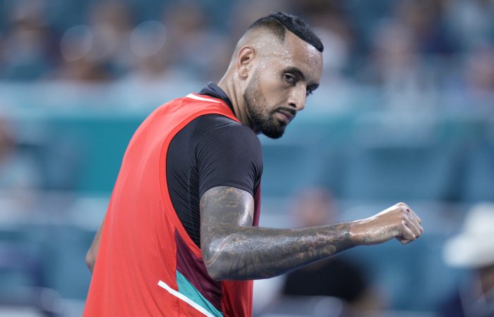 Nick Kyrgios in Miami. Picture: Getty Images Nick Kyrgios in Miami. Picture: Getty Images