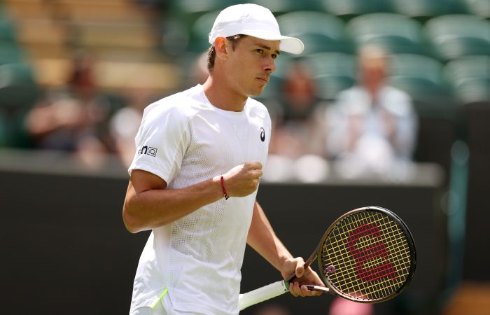 Alex de Minaur at Wimbledon. Picture: Getty Images Alex de Minaur at Wimbledon. Picture: Getty Images