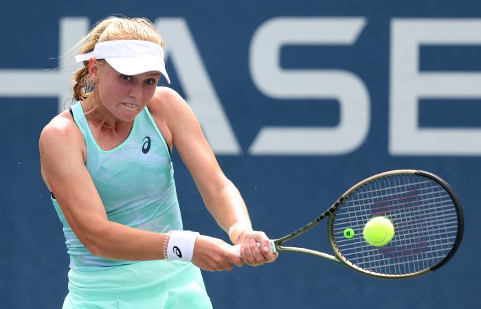Taylah Preston in action at the US Open. Picture: Getty Images Taylah Preston in action at the US Open. Picture: Getty Images