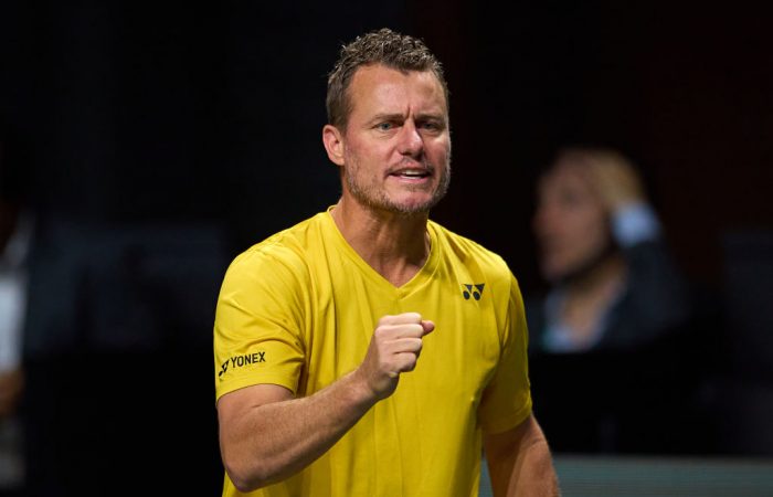 Lleyton Hewitt, Australia's current Davis Cup captain. Picture: Getty Images Lleyton Hewitt, Australia's current Davis Cup captain. Picture: Getty Images