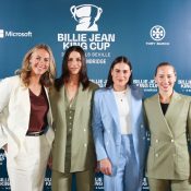 SEVILLE, SPAIN - NOVEMBER 05: Alicia Molik (Captain of Team Australia), Ajla Tomljanovic, Kimberly Birrell and Daria Saville of Team Australia attend the Players Welcome Party prior to the Billie Jean King Cup Finals at Estadio de La Cartuja on November 05, 2023 in Seville, Spain. (Photo by Matt McNulty/Getty Images for ITF)