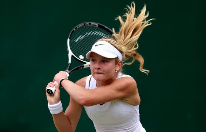 Emerson Jones in action at Wimbledon 2024. Picture: Getty Images