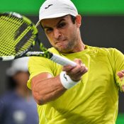 Aleskandar Vukic advances to the Almaty Open semifinals. 