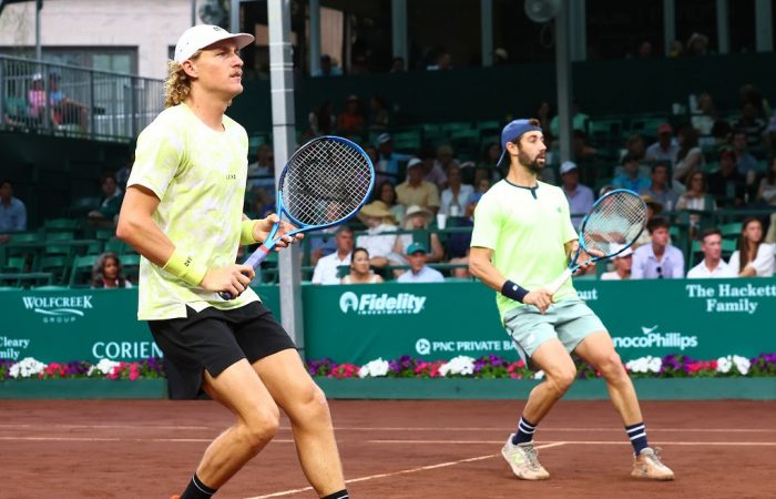 Max Purcell and Jordan Thompson defended their ATP 250 doubles title in Houston this week. Max Purcell and Jordan Thompson defended their ATP 250 doubles title in Houston this week.