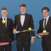 (L-R) Blake Mott, Harry Bourchier and Jacob Grills; Emily Mogic.