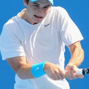 Jacob Grills in action during the Australian Open 2015 Play-off; Getty Images
