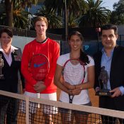 (L-R) Anne Pahl, Blake Ellis, Jaimee Fourlis and Umit Oraloglu; photo credit Tennis Australia/Elizabeth Xue Bai