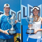 2014 18/u Australian Championships winners Harry Bourchier (L) and Olivia Tjandramulia; Getty Images