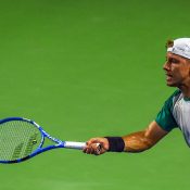 James Duckworth in action during the ATP tournament in Pune, India. (photo: Getty Images)