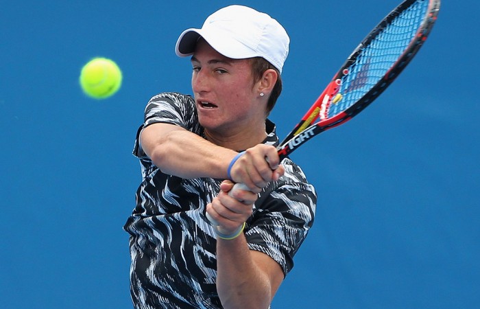 Omar Jasika in action at Australian Open 2015; Getty Images Omar Jasika in action at Australian Open 2015; Getty Images