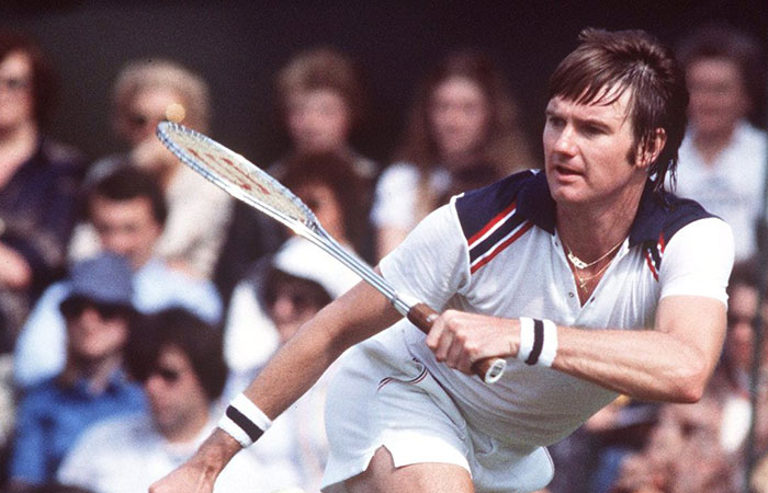 Jimmy Connors, Wimbledon, 1978. GETTY IMAGES Jimmy Connors, Wimbledon, 1978. GETTY IMAGES