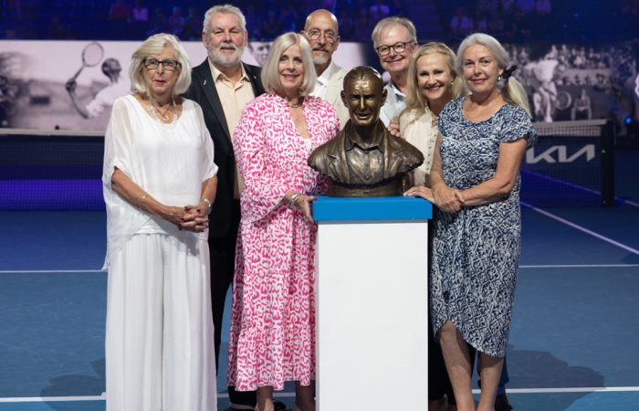 JO-Anderson-Hall-of-Fame JO Anderson is inducted into the Australian Tennis Hall of Fame; Fiona Hamilton, Tennis Australia
