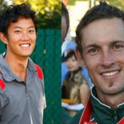 John Lui (L) and Glen Flindell will represent Australia in the tennis competition at the 7th Asia Pacific Deaf Games, to be held in Seoul, South Korea; Tennis Australia